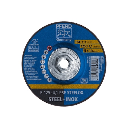 Pferd Pipeline Wheel, T27, 5" x 1/8 63415